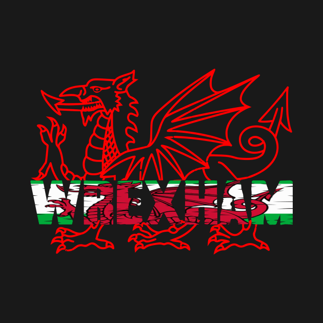 WREXHAM WELSH FLAG DRAIG GOCH II by MarniD9