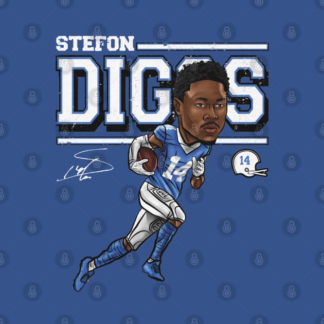 Stefon Diggs Buffalo Cartoon by MASTER_SHAOLIN