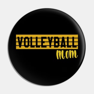 Volleyball Mom || Yellow Pin