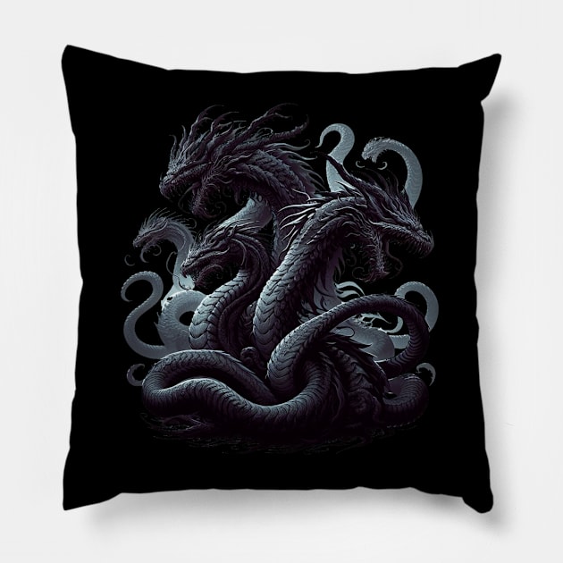 Swarm of hydra Pillow by Cute&Brave