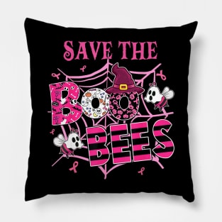 Save The Boobees Boo Bees Breast Cancer Halloween Women Pillow