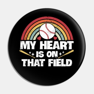 My Heart is on That Field Pin