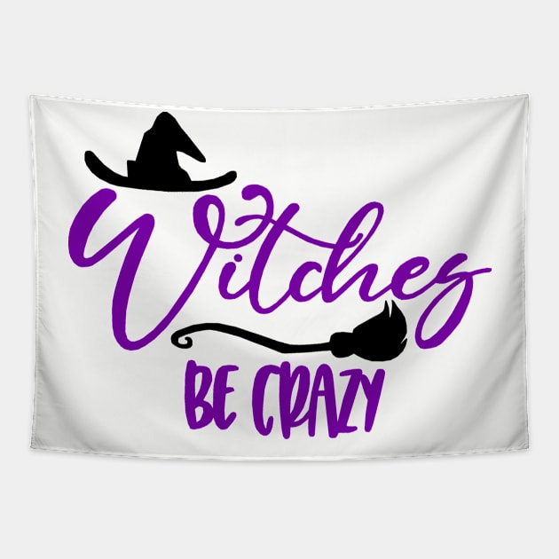 Witches be Crazy Tapestry by FanSwagUnltd