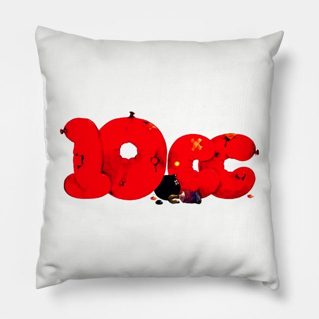 10cc baloon Pillow by the haunted bathroom