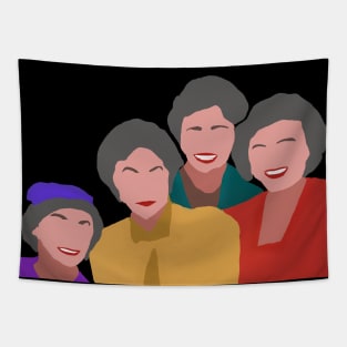 Golden Girls Illustration Tapestry