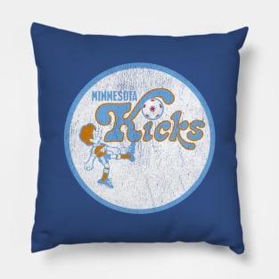 Historical Minnesota Kicks Soccer 1976 Pillow