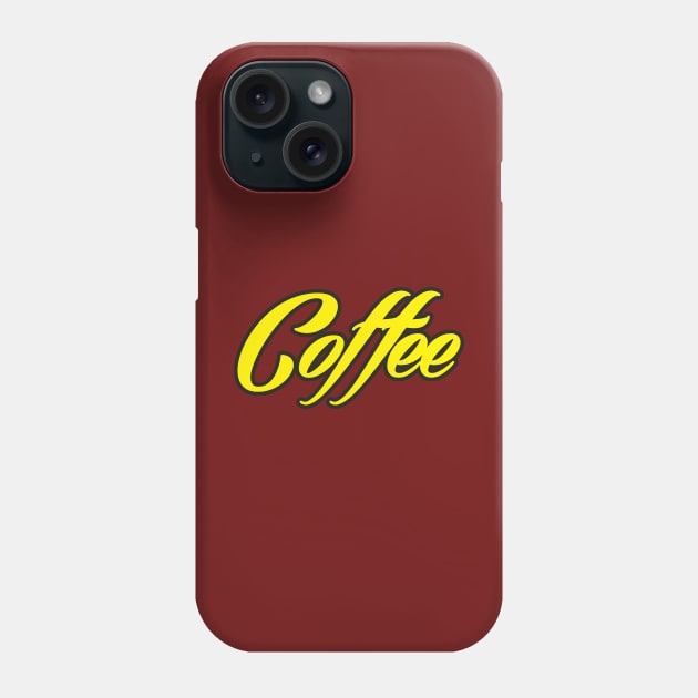 Funny Shirts for Coffee Lovers Coffee Mug Retro style trendy design Phone Case by sofiartmedia