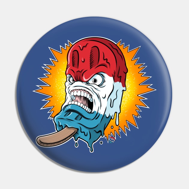 Bombsicle Pin by davemyersillustration