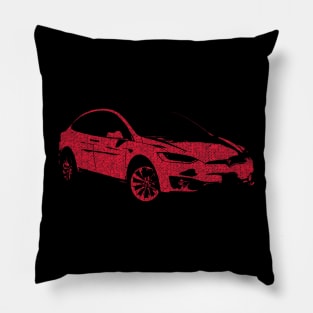 Tesla model x Pillow