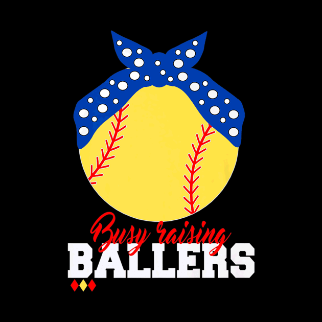 Raising Ballers Softball Player by Magic Ball