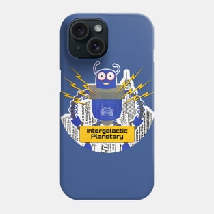 Intergalactic Planetary 90s Song Robot with Radio Phone Case