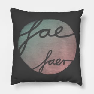 Fae Pronoun Pride Pillow