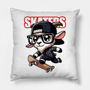 Skaters Goat Pillow