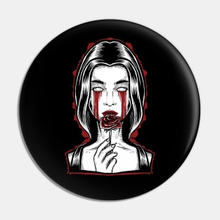 Sad girl Pin