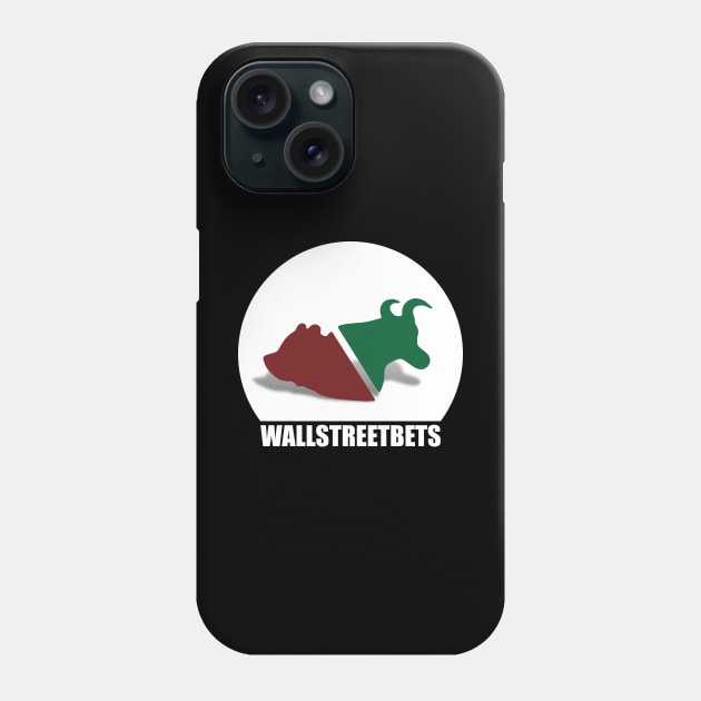 WallStreetBets - Diamond Hands - Reddit WSB Stock Market Phone Case by Tesla