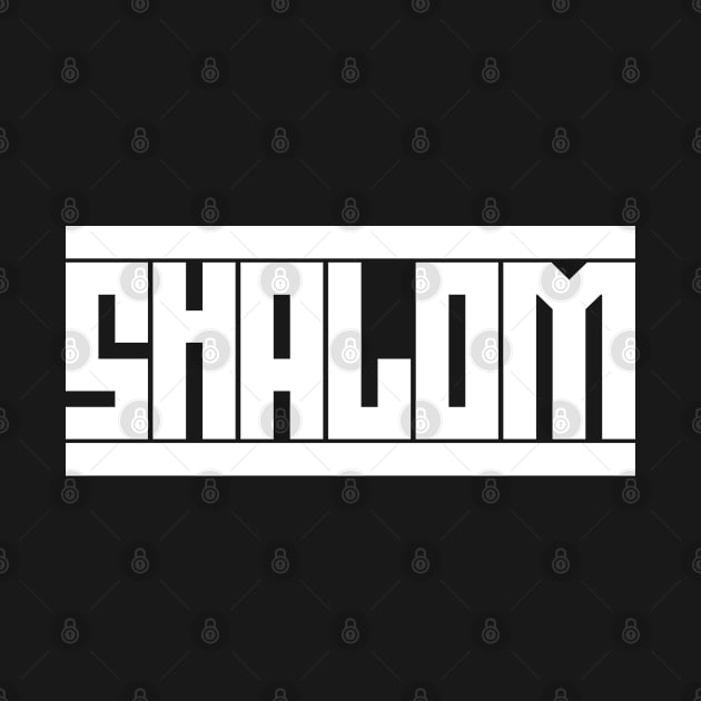 Shalom - Hebrew Word - Peace & Harmony, Jewish Gift For Men, Women & Kids by Art Like Wow Designs