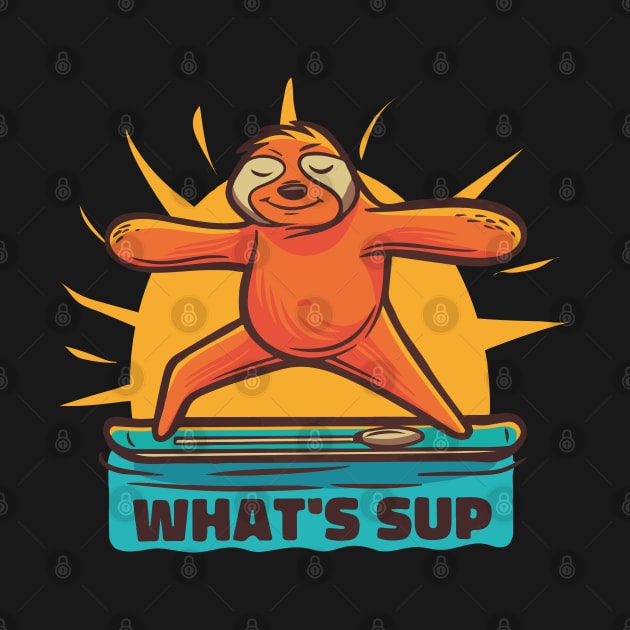 sloth sup what's sup by Catfactory