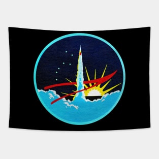 Black Panther Art - NASA Space Badge 19 Tapestry