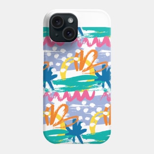 Face mask colorful pattern Phone Case