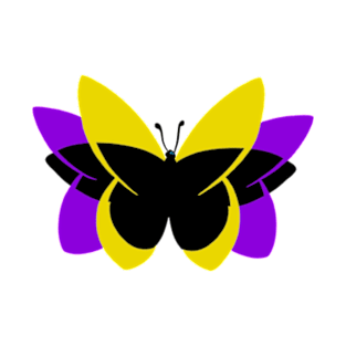 Non-Binary Butterfly T-Shirt