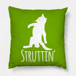 Struttin Kitty Pillow
