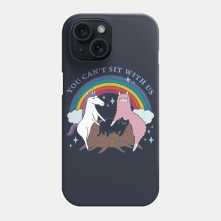 The Popular Animals -Unicorn, Llama & Cat Phone Case