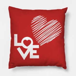 love you for Valentine's Day Pillow