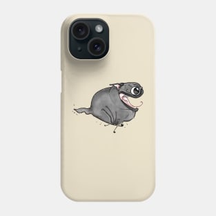 Zoomies!!! (black pug) Phone Case