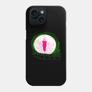 Tokay (Gekko gecko) eye white Phone Case