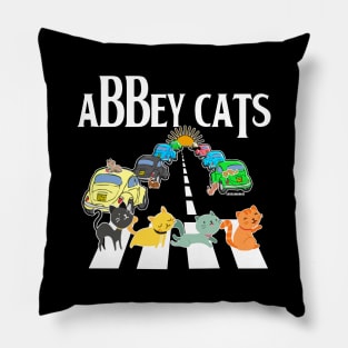 Abbey cats Pillow