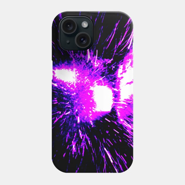 Purple spark Phone Case by BrycePartTimeArtist