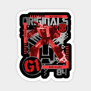 G1 Originals - Red Alert Magnet