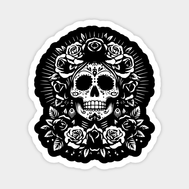 Santa Muerte Magnet by lkn