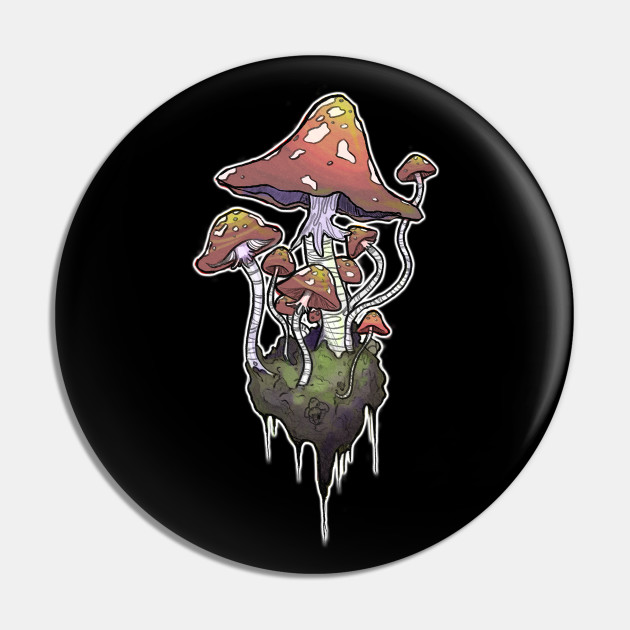 Shrooms Mushrooms Pin Teepublic Insane trippy cgi animationtotal render time ~550h (23 days)project by newartstudiosmusic by noruamazing sacred geometry artwork by glenn. shrooms