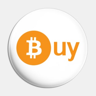 Buy Bitcoin Cryptocurrency Crypto Cash BTC Logo Pin