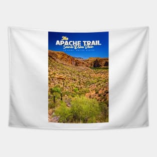 Apache Trail Scenic Drive View Tapestry