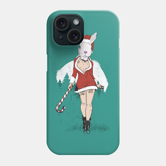 BADASS BUNNY WOMAN Phone Case by snevi