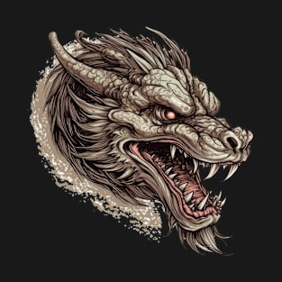 Drache mystisch Lindwurm Monster Ungeheuer Biest T-Shirt