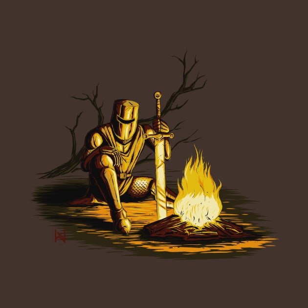 At The Bonfire by Dmon28