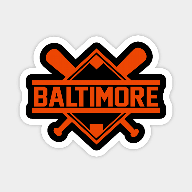 Baltimore Diamond Magnet by CasualGraphic