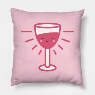 Kawaii Rose Wine Glass Pillow