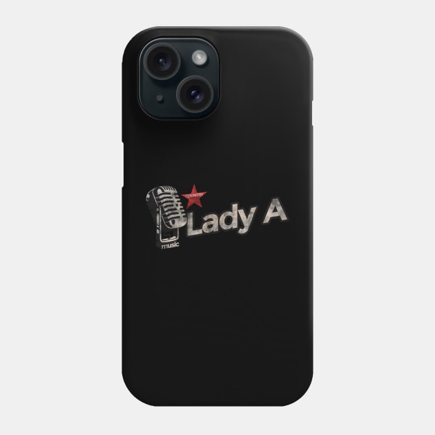 Lady A - Vintage Microphone Phone Case by G-THE BOX