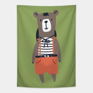 Back To School Bear Tapestry