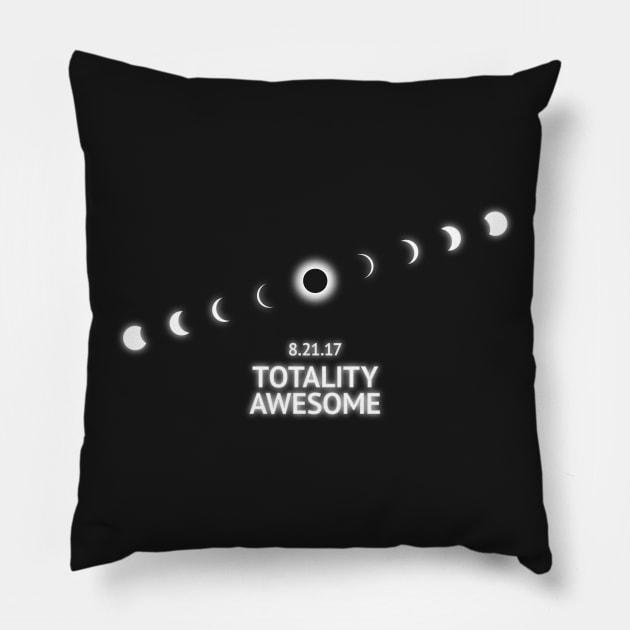 Solar Eclipse Totality Awesome Pillow by creativecurly