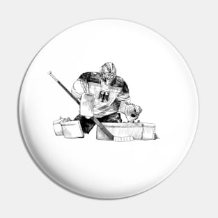 Eishockey Torwart Pin