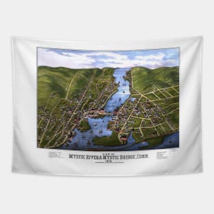 MYSTIC RIVER CONNECTICUT city Tapestry