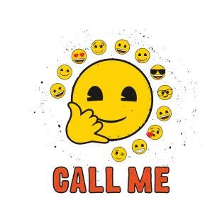 Call Me Emoji T-Shirt