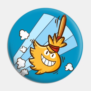 Cute Broom Pin