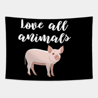 Love All Animasl Tapestry