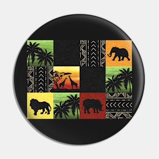 Safari Patchwork Pin